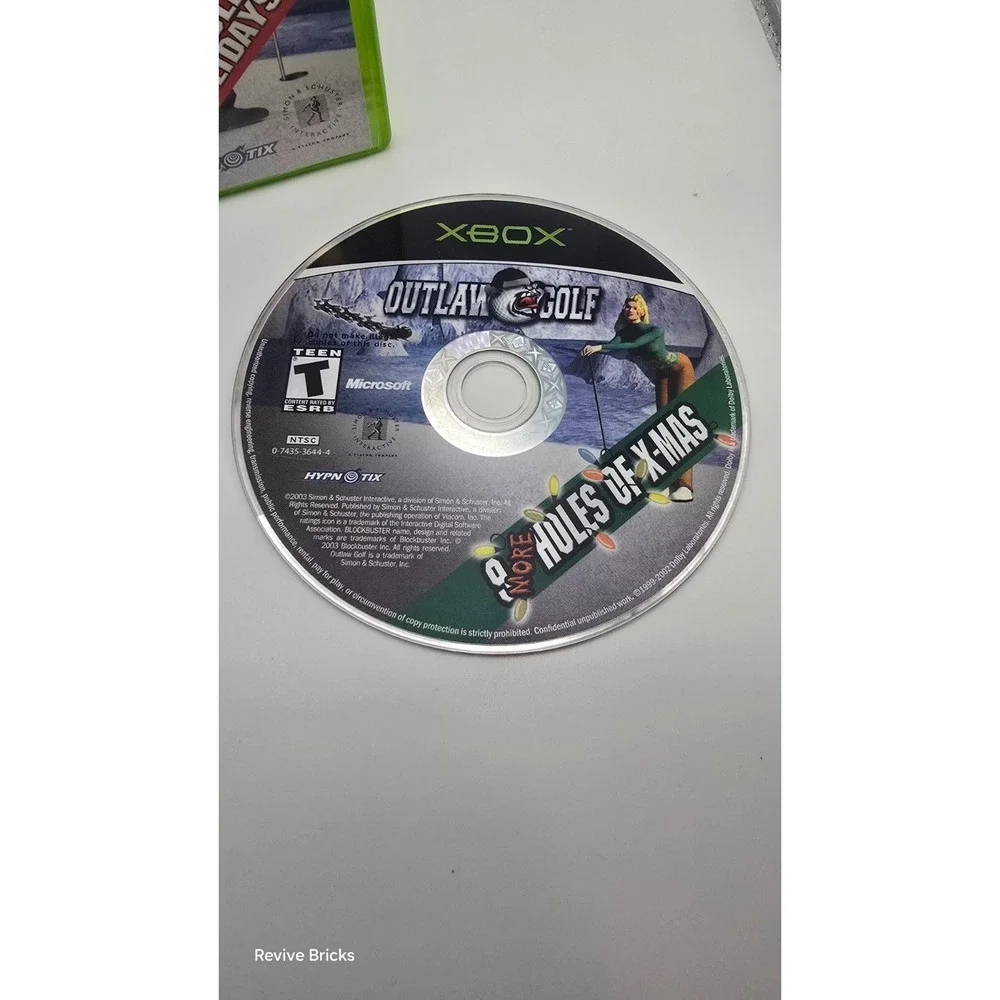 Microsoft Xbox Outlaw Golf 9 More Holes‎ of X-Mas Blockbuster Exclusive Tested